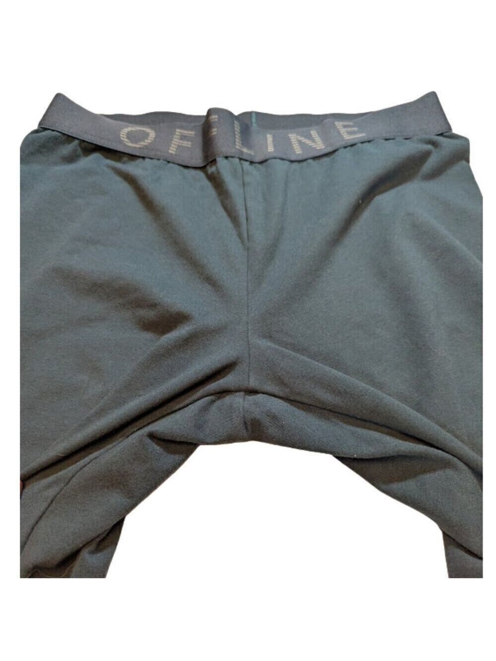 Athleisure Offline by Aerie High-Waist Leggings Workout Dark Green Casual Size L - Picture 3 of 9